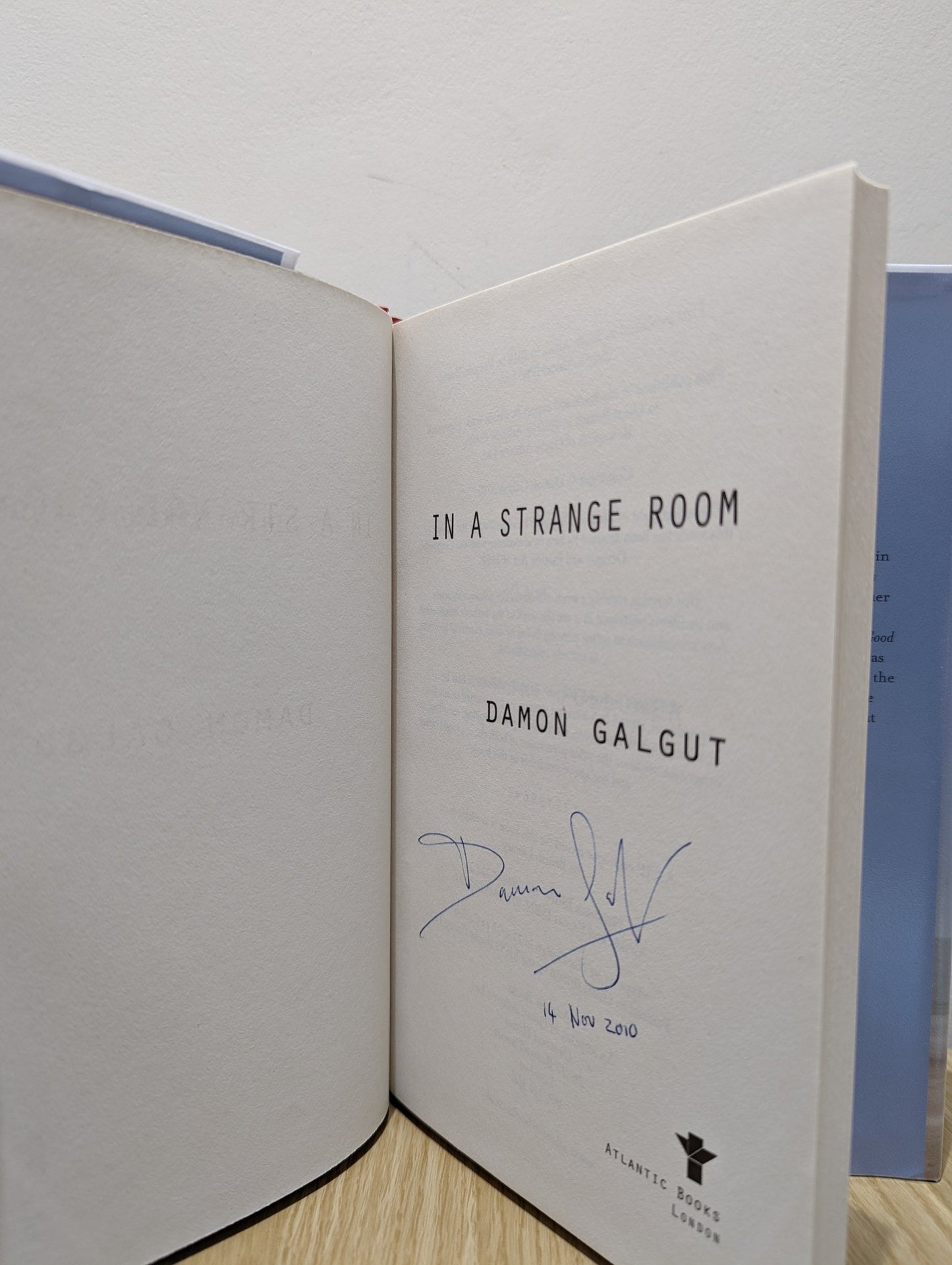 In a Strange Room by Damon Galgut (Signed First Edition) - Fialta Books