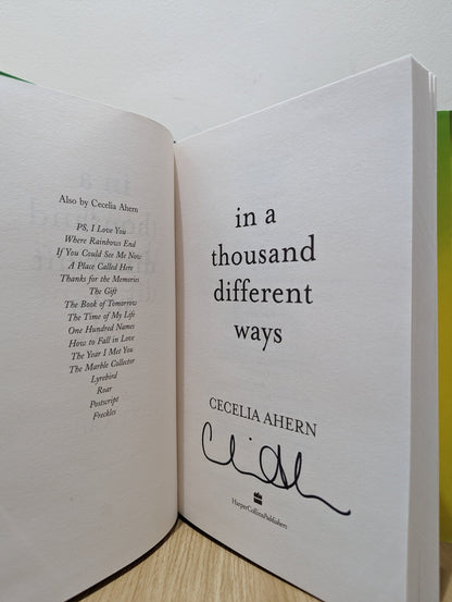 In a Thousand Different Ways by Cecelia Ahern (Signed First Edition) - Fialta Books