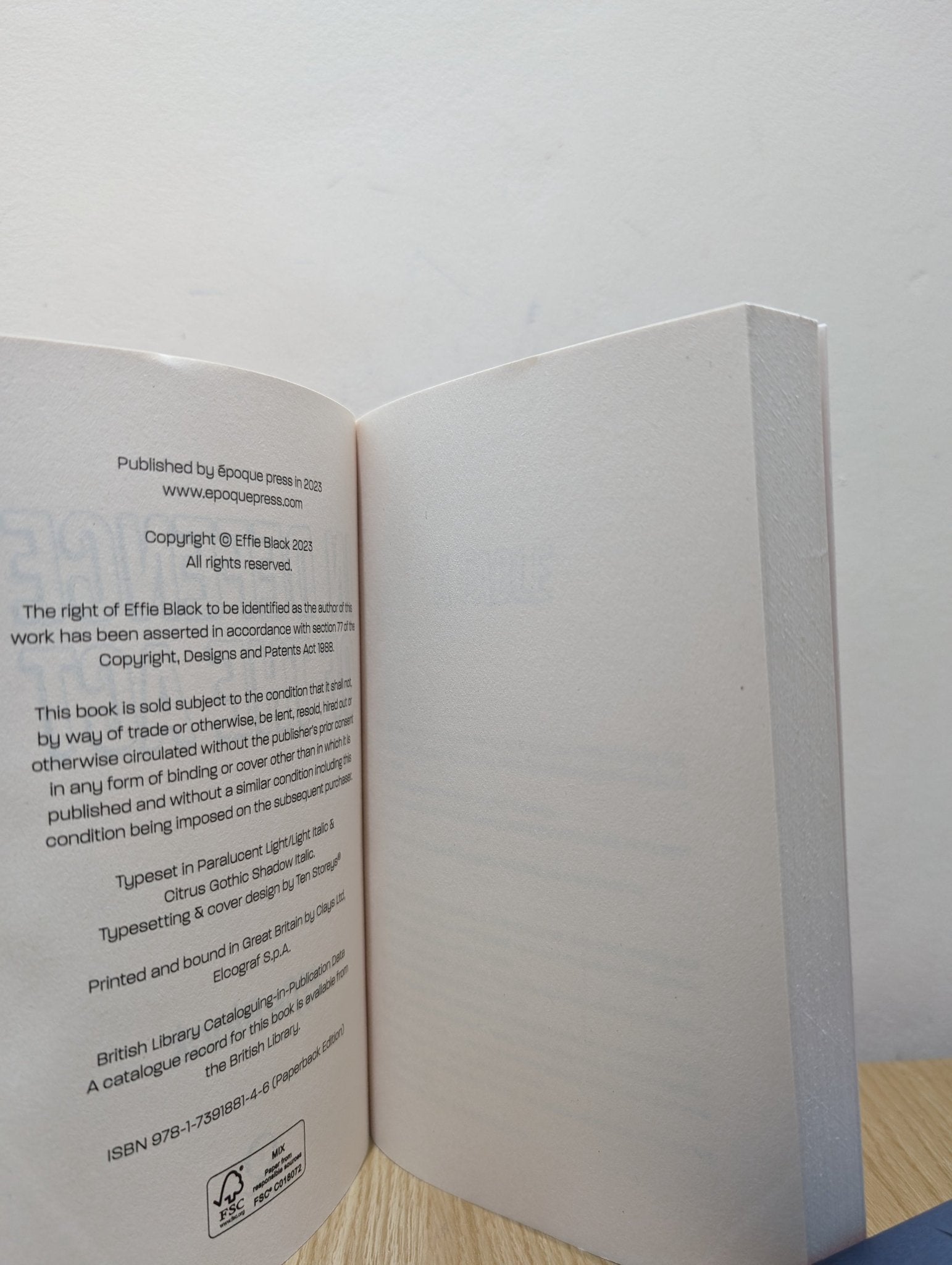 In Defence of the Act by Effie Black (First Edition) - Fialta Books