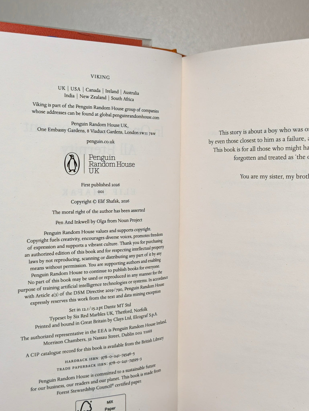In One Brief Moment All Eternity by Elif Shafak (Signed Indie First Edition) - Fialta Books