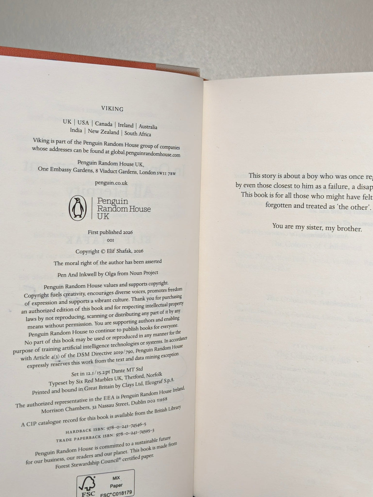 In One Brief Moment All Eternity by Elif Shafak (Signed Lined First Edition) - Fialta Books