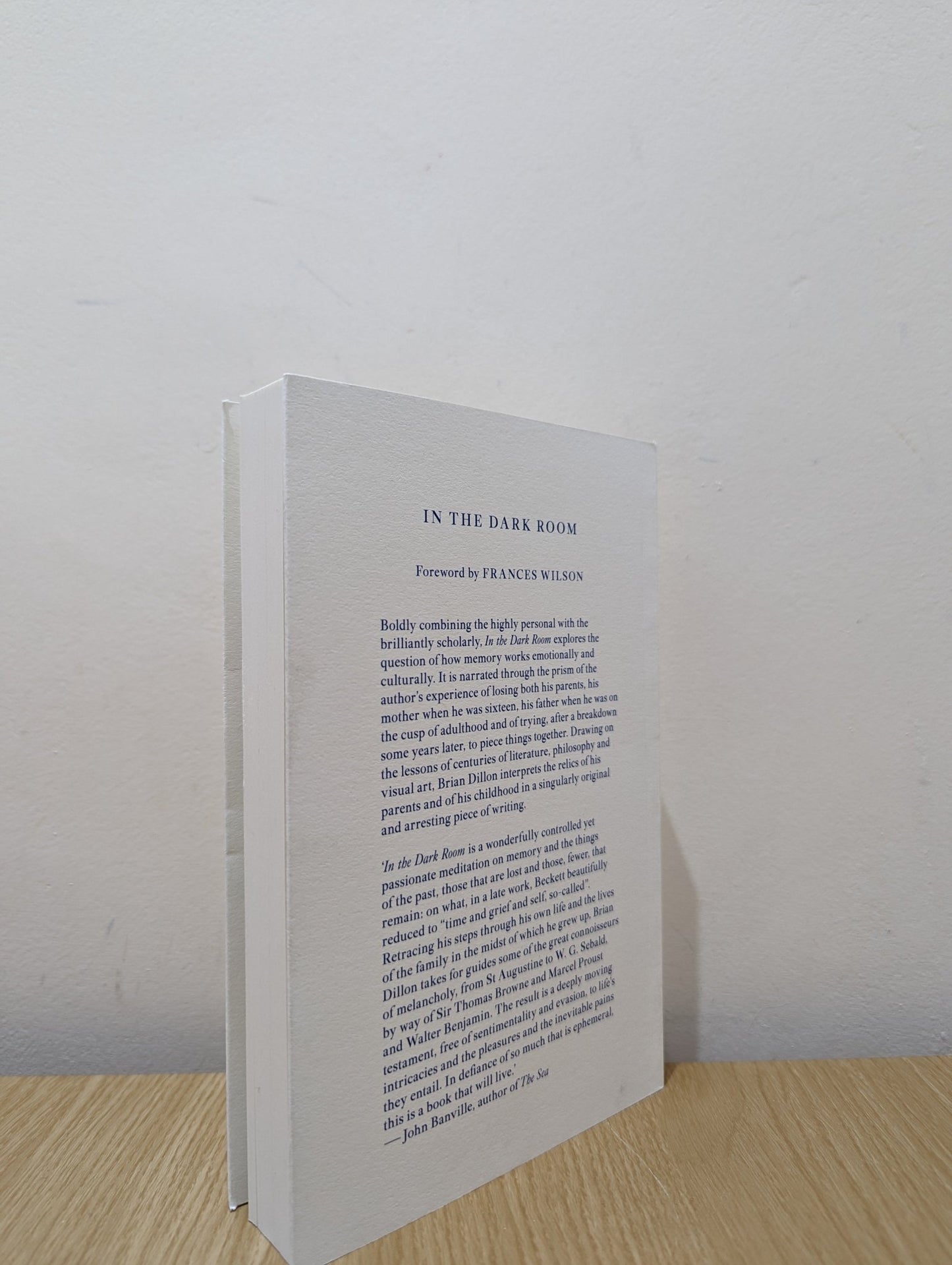 In the Dark Room by Brian Dillon (Signed) - Fialta Books