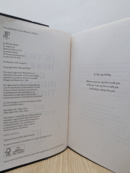 In the Heart of Hidden Things by Kit Whitfield (Signed First Edition) - Fialta Books