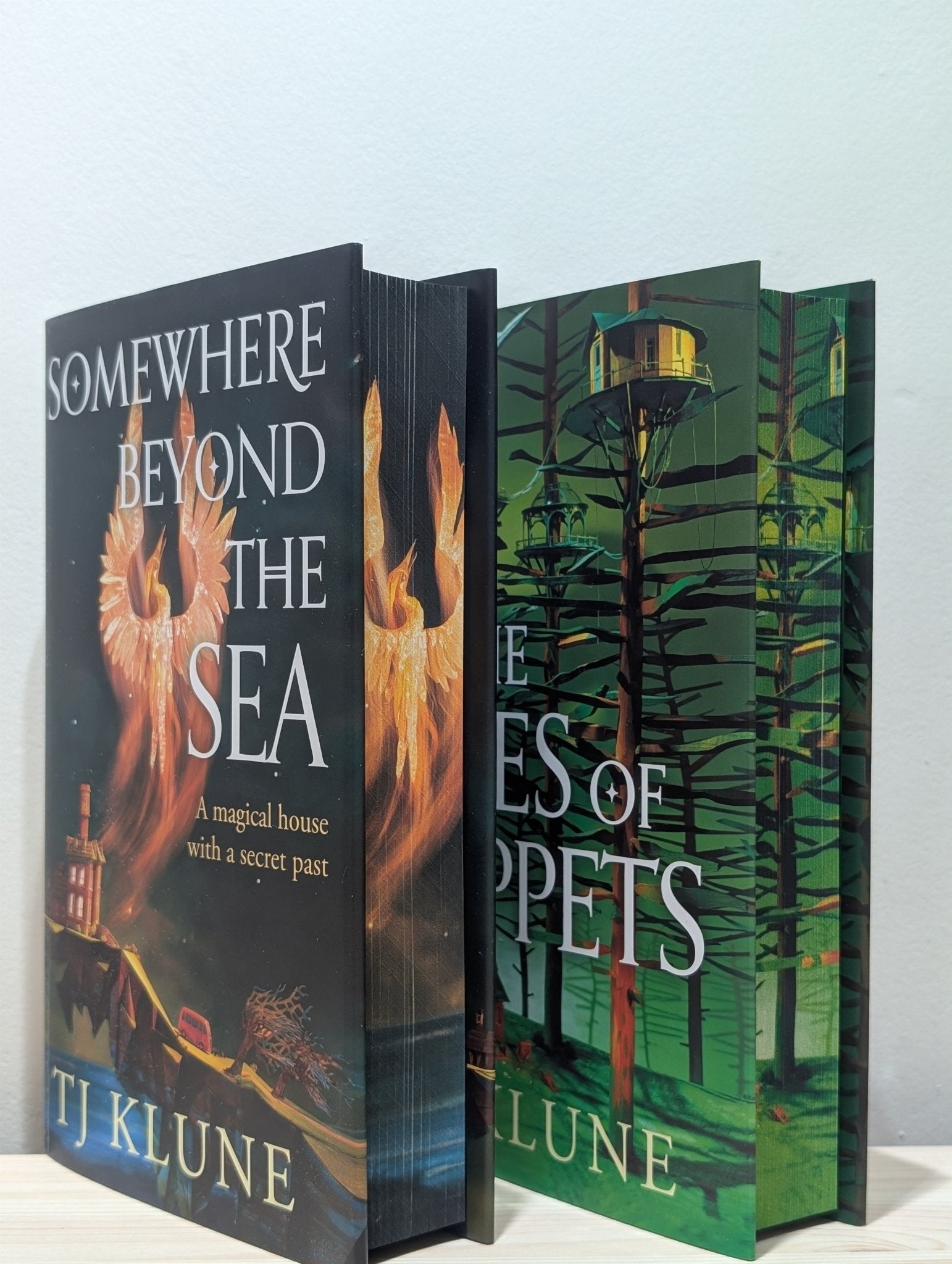 In the Lives of Puppets; Somewhere Beyond the Sea by TJ Klune (Signed Special Edition with sprayed edges) - Fialta Books