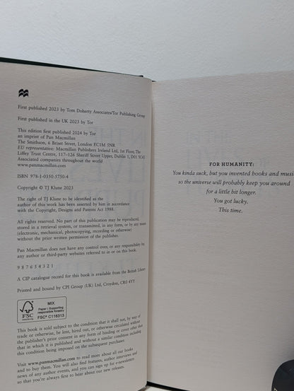 In the Lives of Puppets; Somewhere Beyond the Sea by TJ Klune (Signed Special Edition with sprayed edges) - Fialta Books