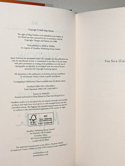 In the Shadow of the Solstice by Meg Clothier (Signed First Edition with sprayed edges) - Fialta Books