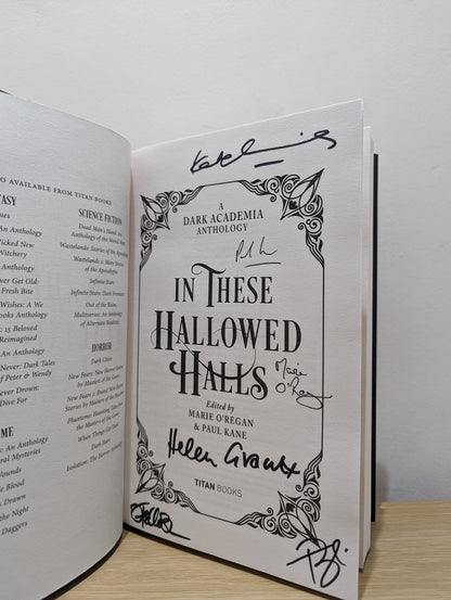 In These Hallowed Halls: A Dark Academia anthology (Signed First Edition) - Fialta Books