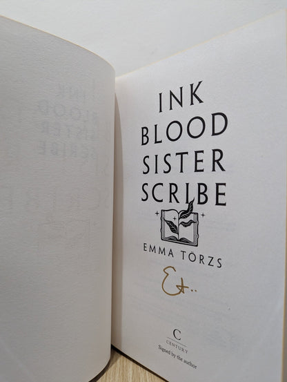 Ink Blood Sister Scribe by Emma Törzs (Signed First Edition with sprayed edges) - Fialta Books