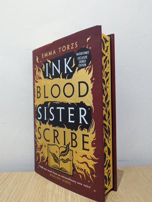 Ink Blood Sister Scribe by Emma Törzs (Signed First Edition with sprayed edges) - Fialta Books