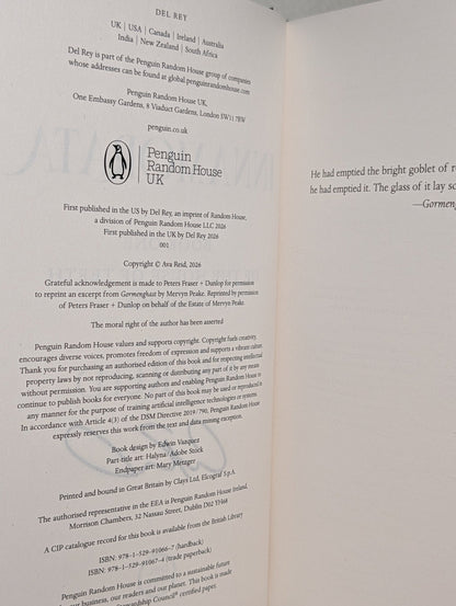 Innamorata by Ava Reid (Signed First Edition with sprayed edges) - Fialta Books