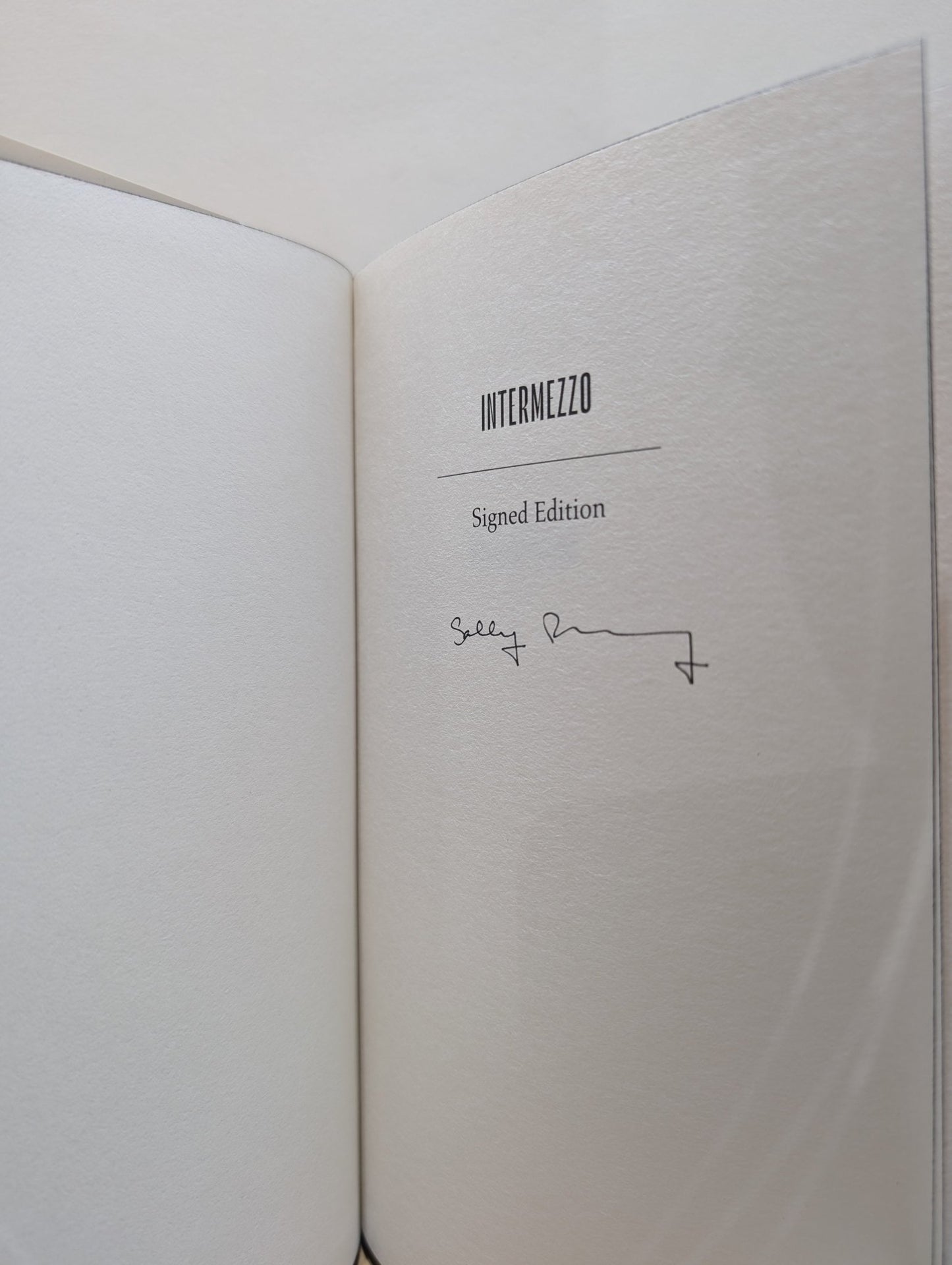 Intermezzo by Sally Rooney (Signed First Edition with sprayed edges) - Fialta Books