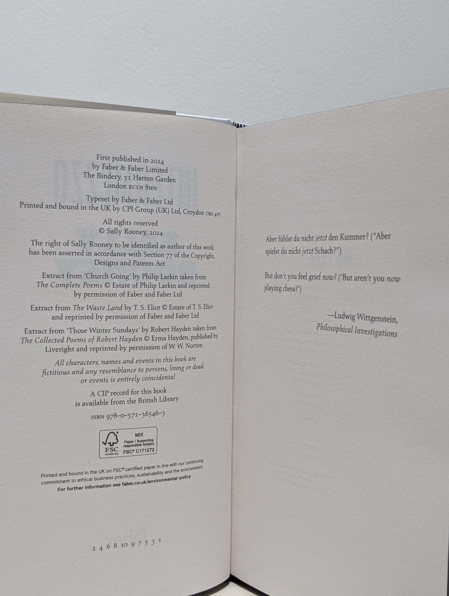 Intermezzo by Sally Rooney (Signed First Edition with sprayed edges and bespoke cover) - Fialta Books