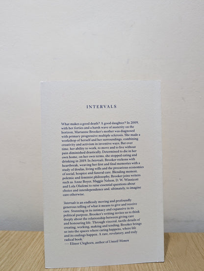 Intervals by Marianne Brooker (Signed First Edition) - Fialta Books
