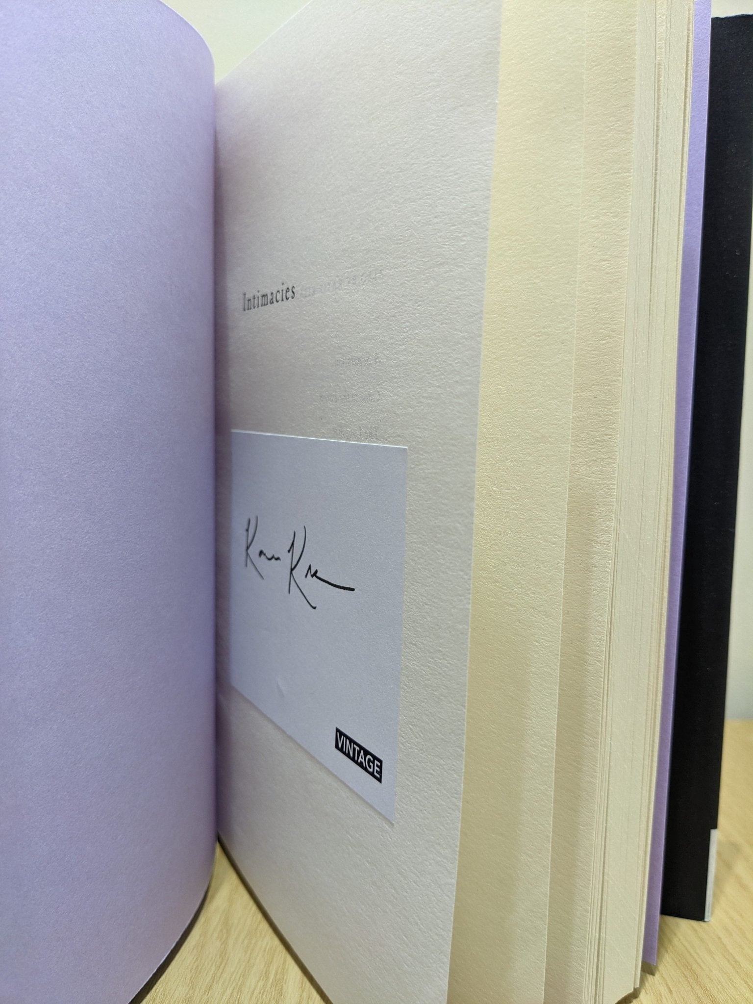 Intimacies: A Novel by Katie Kitamura (Signed First Edition) - Fialta Books