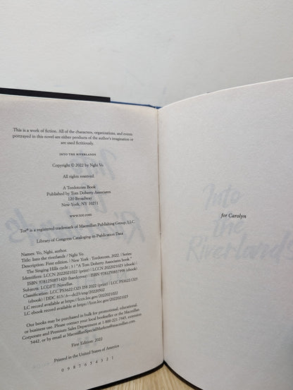 Into the Riverlands by Nghi Vo (First Edition) - Fialta Books