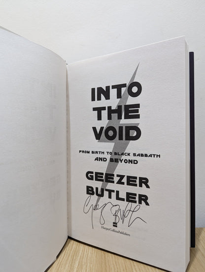 Into the Void: From Birth to Black Sabbath - and Beyond by Geezer Butler (Signed) - Fialta Books