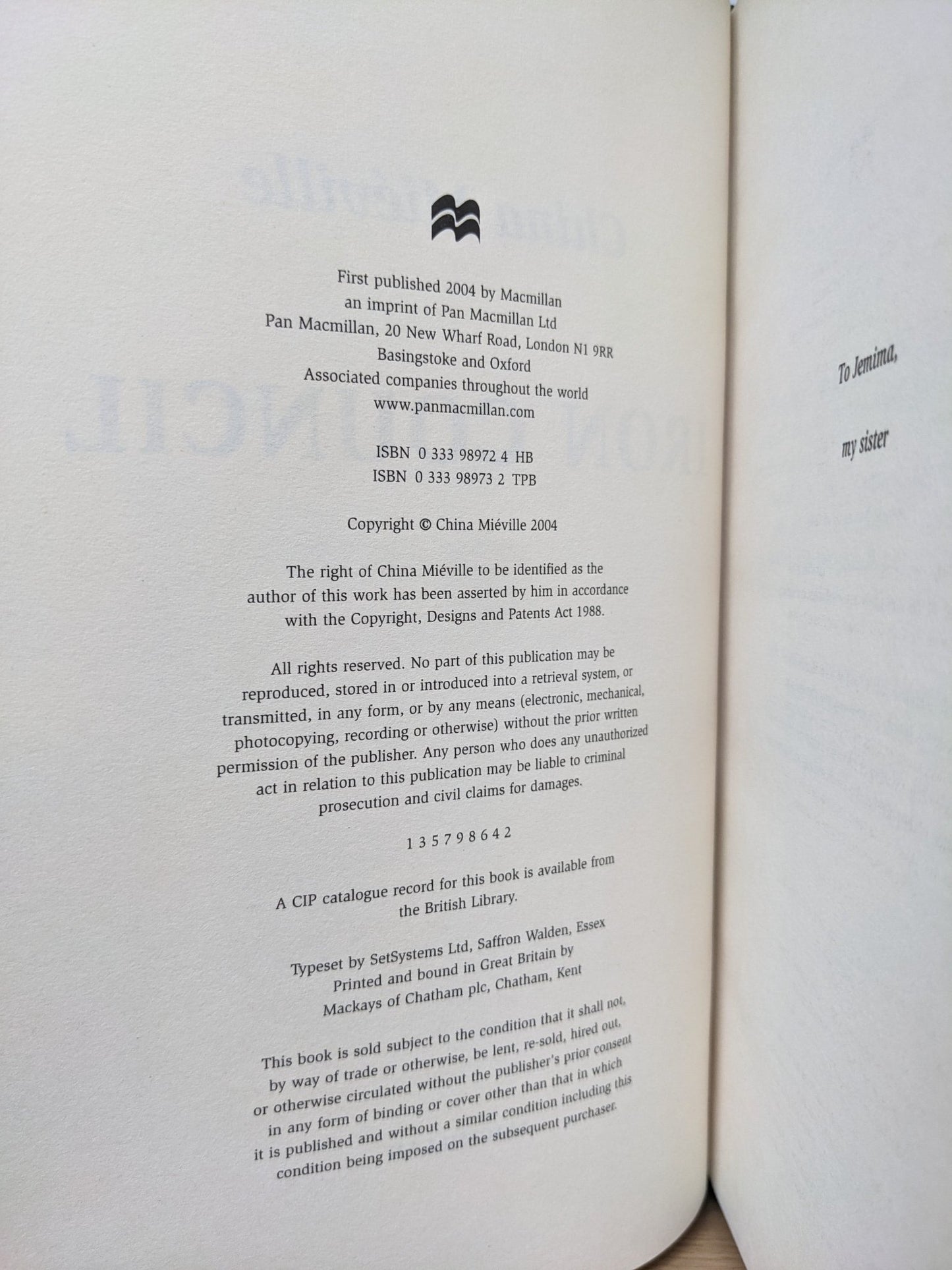 Iron Council by China Mieville (Signed) - Fialta Books