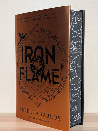 Iron Flame by Rebecca Yarros (Sprayed Edges Edition) - Fialta Books