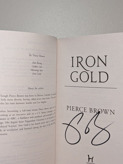 Iron Gold by Pierce Brown (Signed Paperback Edition) - Fialta Books