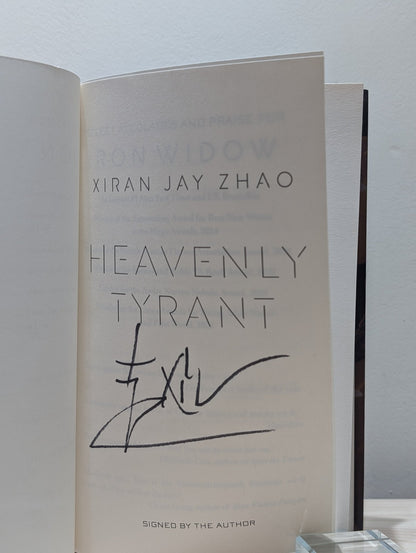 Iron Widow; Heavenly Tyrant by Xiran Jay Zhao (Signed Edition Set) - Fialta Books