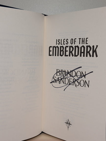 Isles of the Emberdark by Brandon Sanderson (Signed First Edition) - Fialta Books