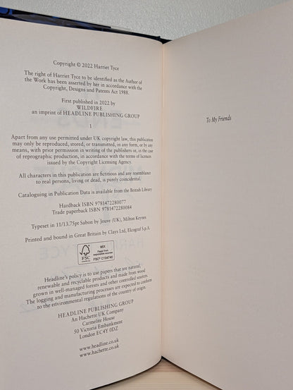 It Ends At Midnight by Harriet Tyce (Signed Dated First Edition) - Fialta Books