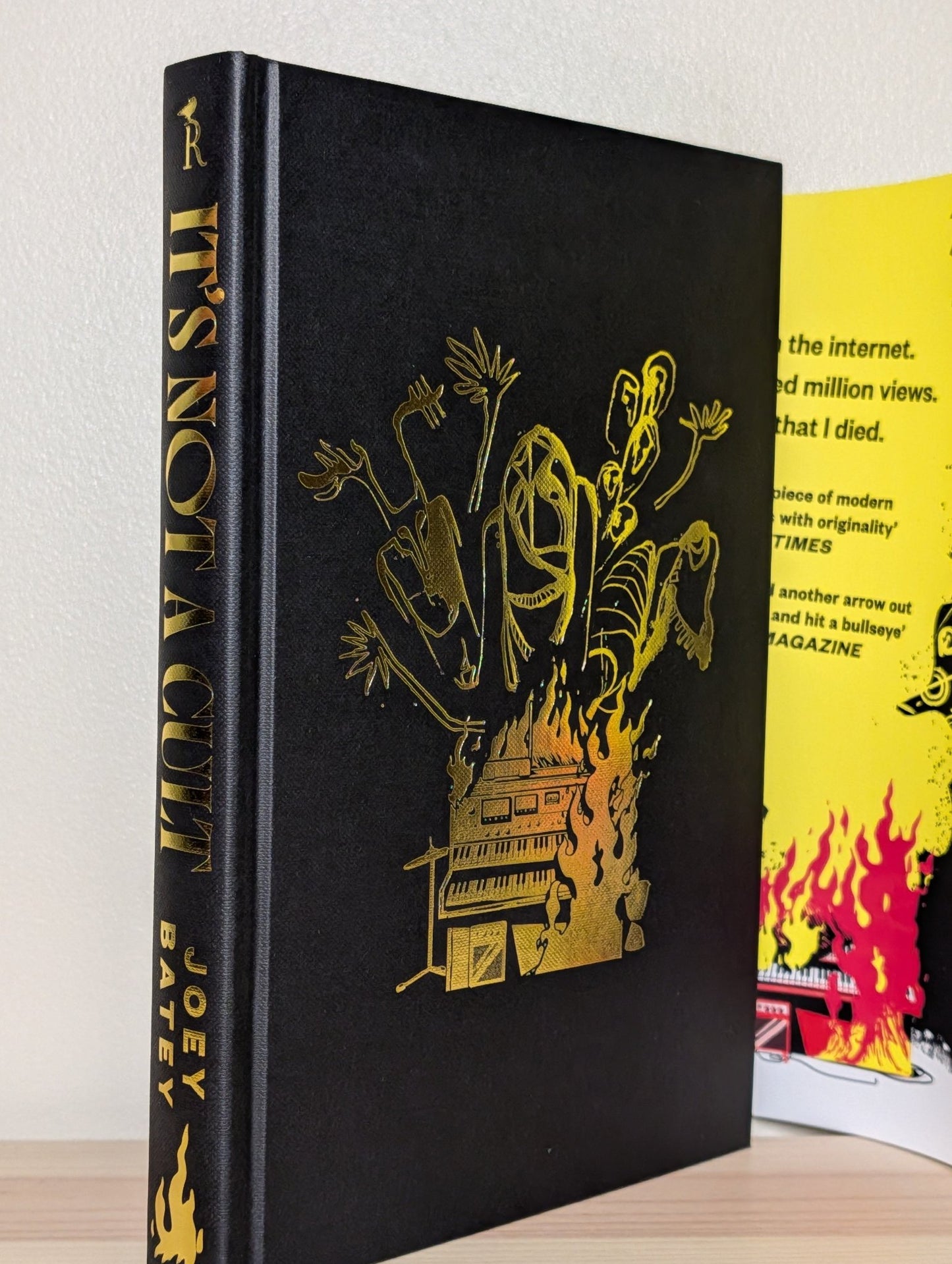 It's Not a Cult by Joey Batey (Signed First Edition with sprayed edges) - Fialta Books