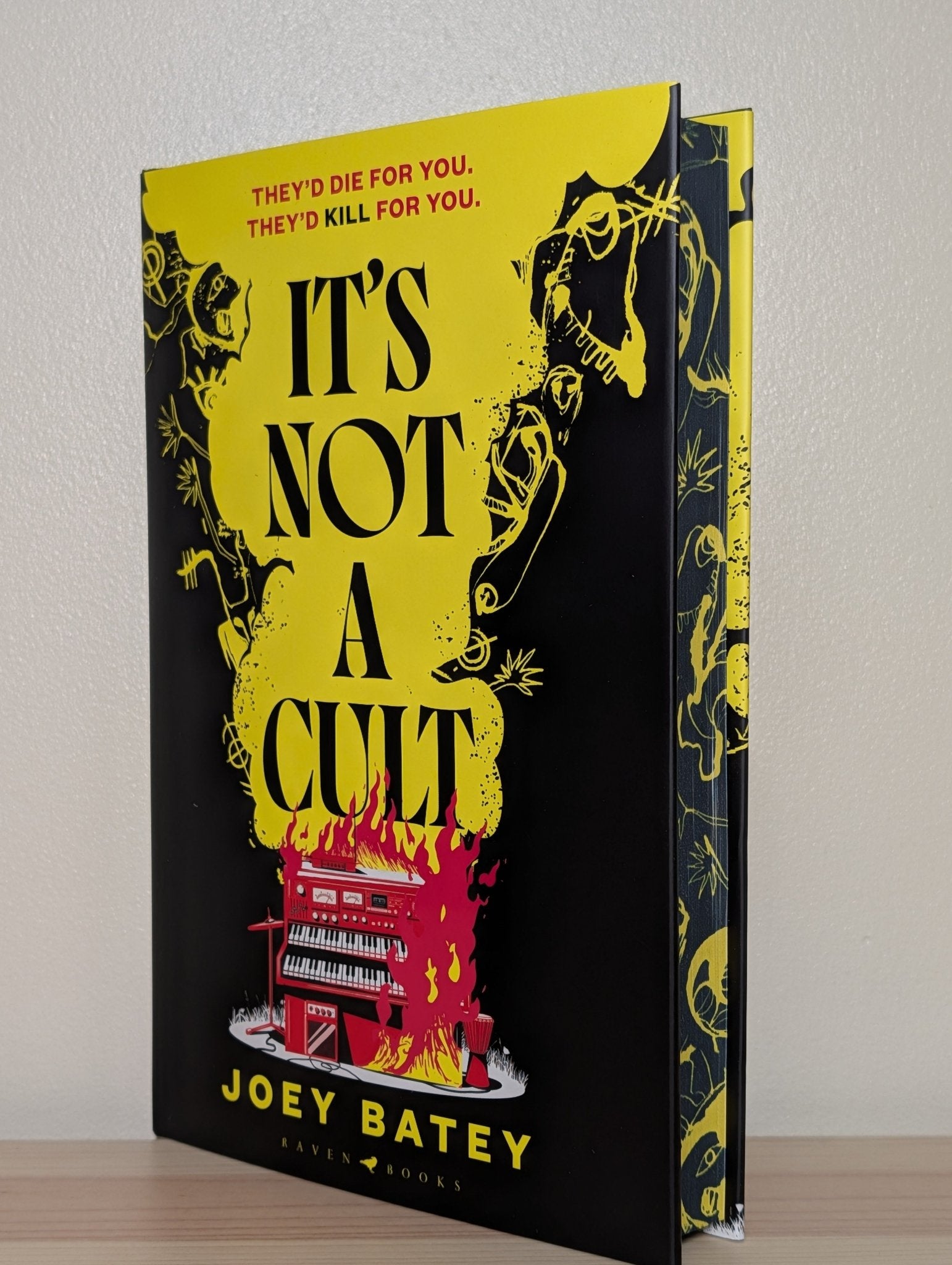 It's Not a Cult by Joey Batey (Signed First Edition with sprayed edges) - Fialta Books
