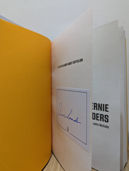 It's OK to be Angry About Capitalism by Bernie Sanders (Signed) - Fialta Books