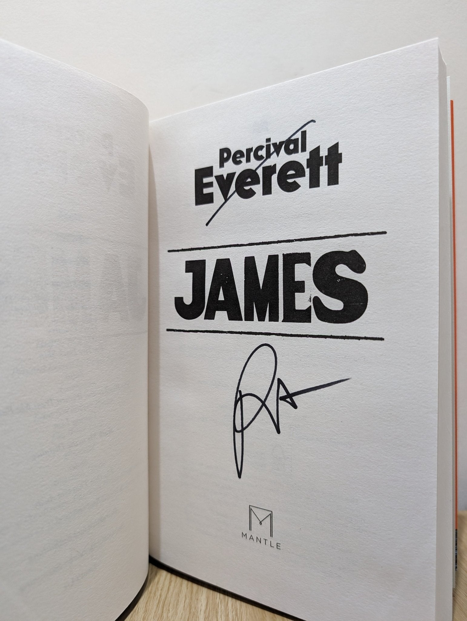 James: A Novel by Percival Everett (Signed) - Fialta Books