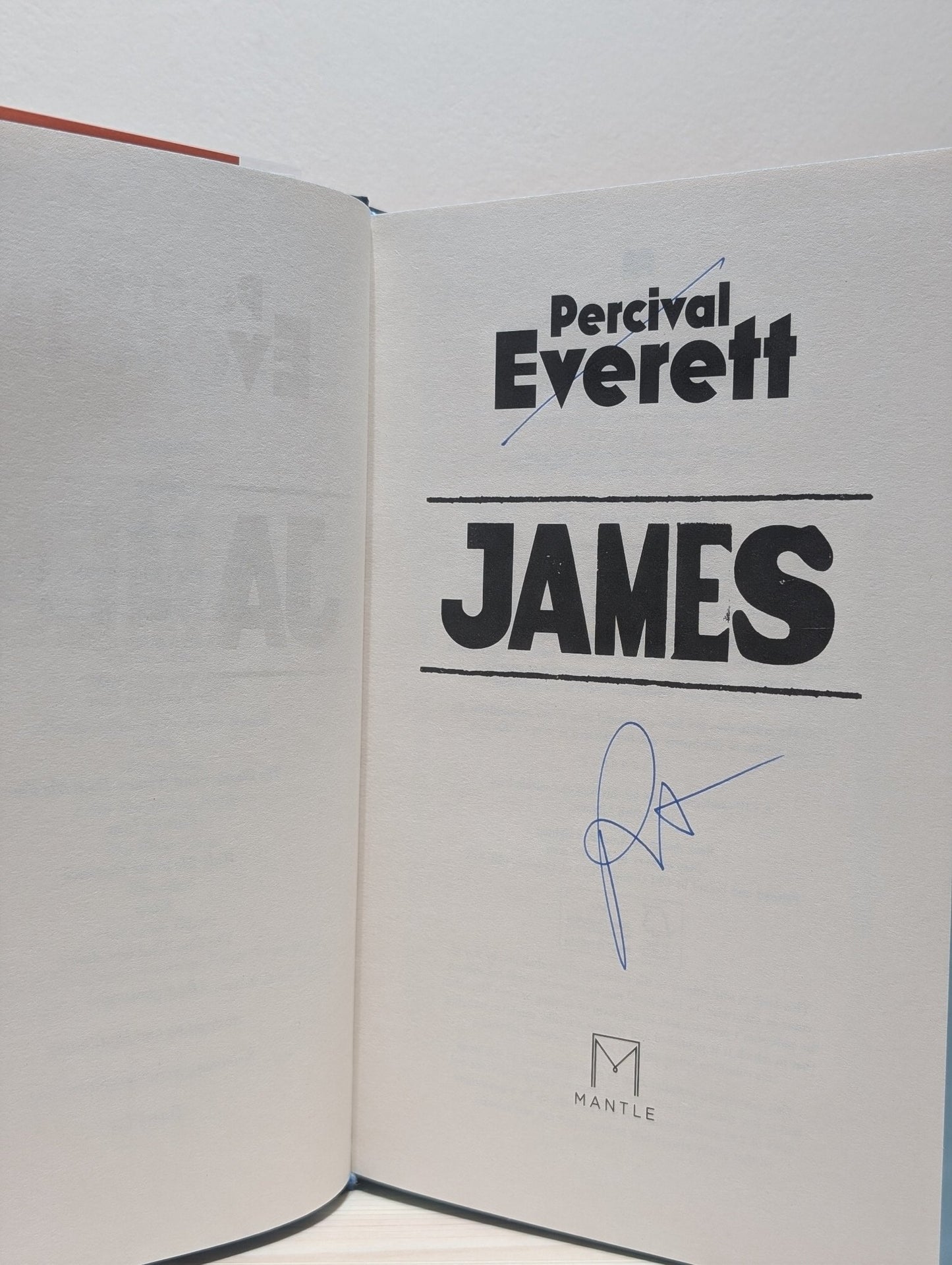 James: A Novel by Percival Everett (Signed to Title Page with sprayed edges) - Fialta Books