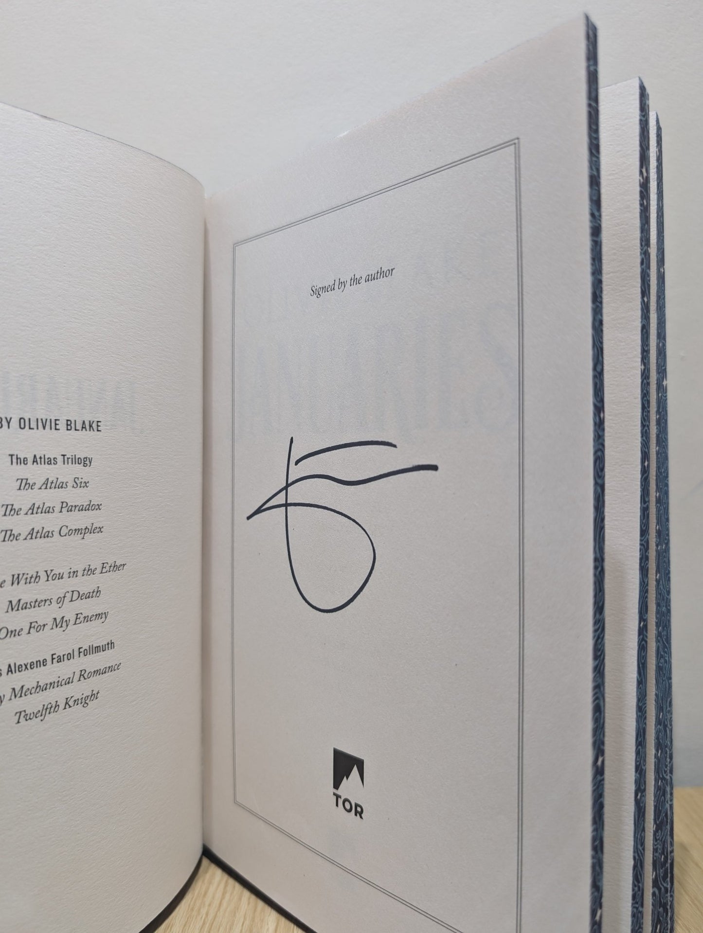 Januaries: Stories of Love, Magic & Betrayal by Olivie Blake (Signed First Edition with sprayed edges) - Fialta Books