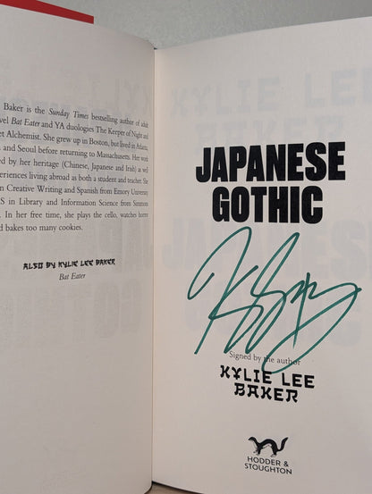Japanese Gothic by Kylie Lee Baker (Signed First Edition) - Fialta Books