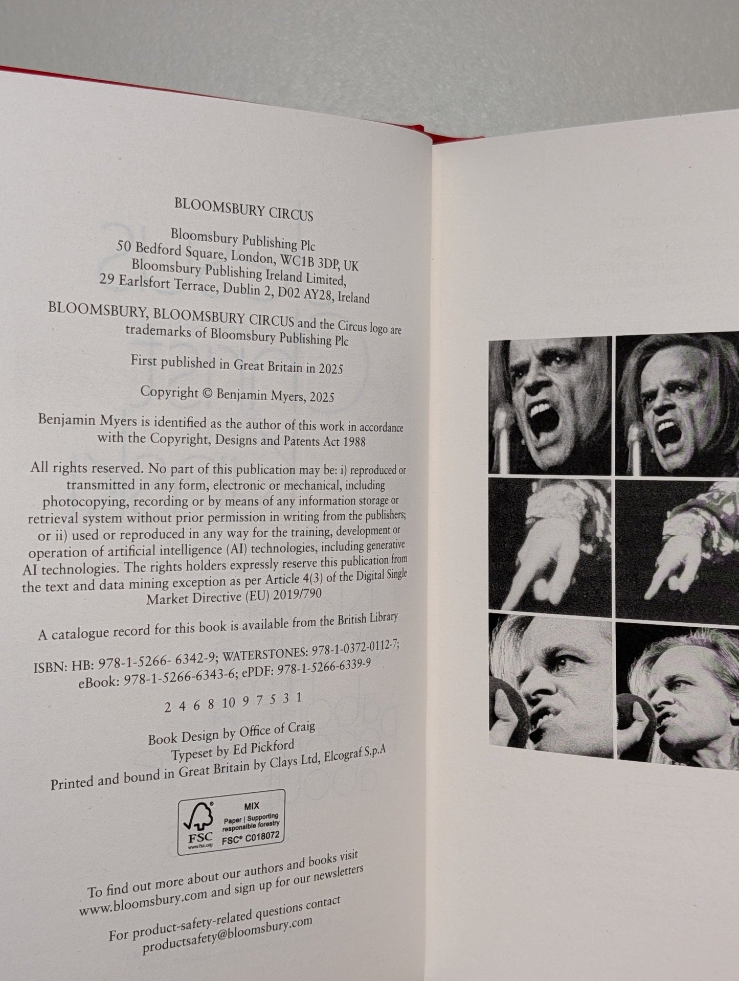 Jesus Christ Kinski by Benjamin Myers (Signed First Edition) - Fialta Books