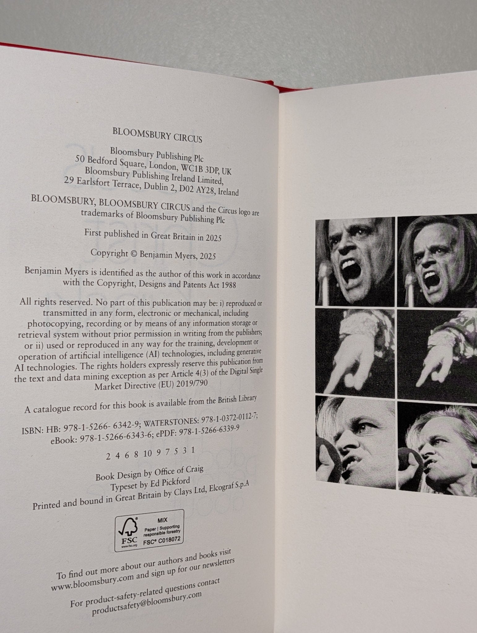 Jesus Christ Kinski by Benjamin Myers (Signed First Edition) - Fialta Books