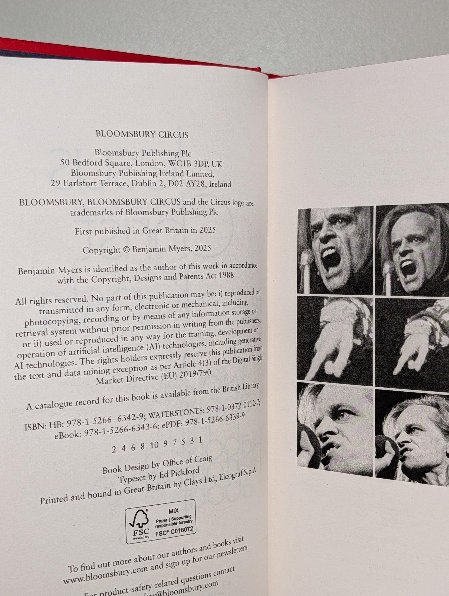 Jesus Christ Kinski by Benjamin Myers (Signed with sprayed edges) - Fialta Books