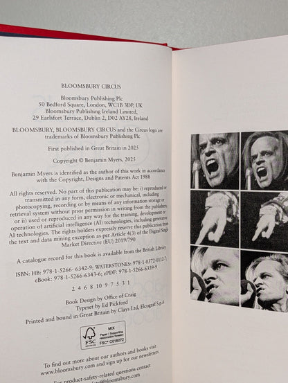 Jesus Christ Kinski by Benjamin Myers (Signed with sprayed edges) - Fialta Books