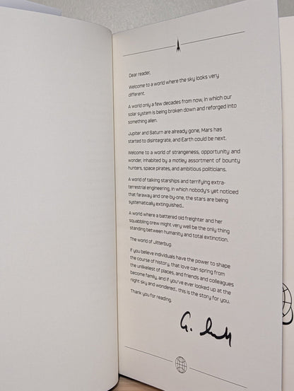 Jitterbug by Gareth L. Powell (Signed First Edition with sprayed edges) - Fialta Books