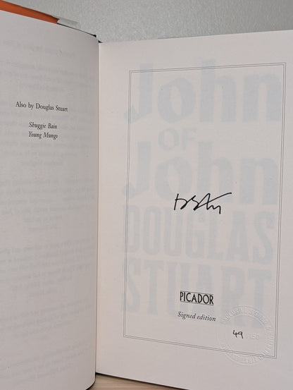 John of John by Douglas Stuart (Signed Numbered First Edition) - Fialta Books