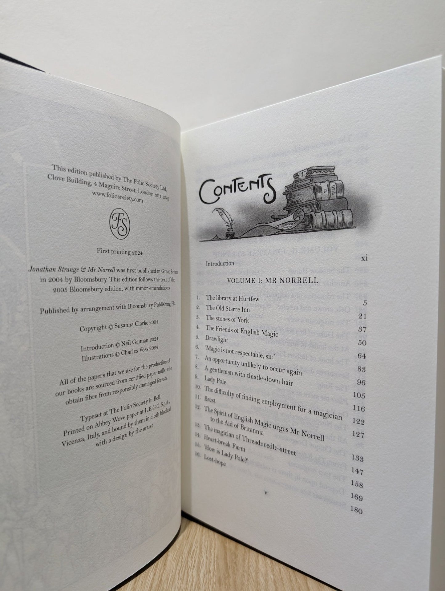 Jonathan Strange & Mr Norrell by Susanna Clarke (Folio Limited Signed Edition) - Fialta Books