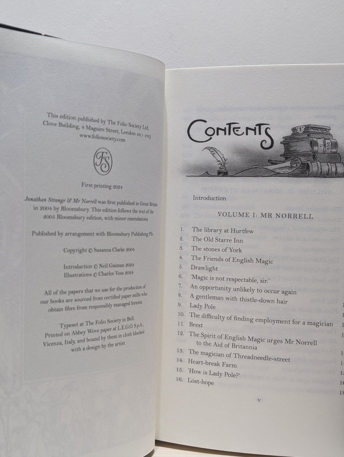 Jonathan Strange & Mr Norrell by Susanna Clarke (Signed Folio Slipcase Edition) - Fialta Books