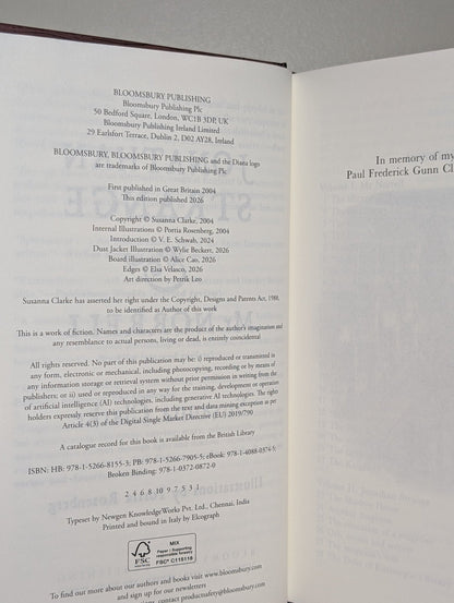Jonathan Strange & Mr Norrell by Susanna Clarke (Special Edition with sprayed edges) - Fialta Books