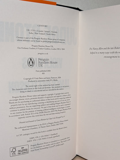 Judge Stone by James Patterson Viola Davis (Double Signed First Edition) - Fialta Books