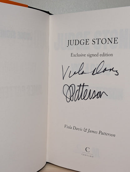 Judge Stone by James Patterson Viola Davis (Double Signed First Edition) - Fialta Books