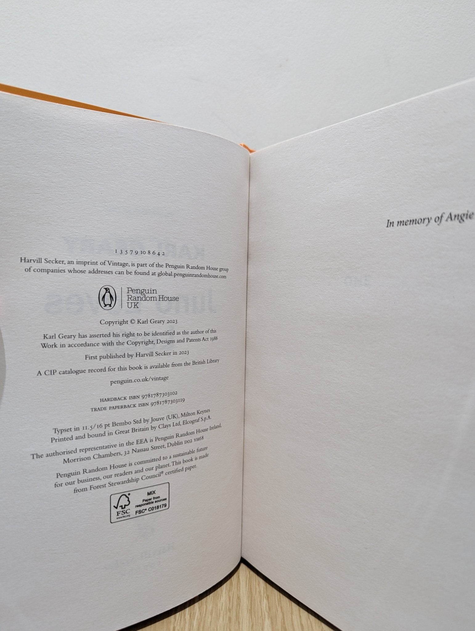 Juno Loves Legs by Karl Geary (First Edition) - Fialta Books