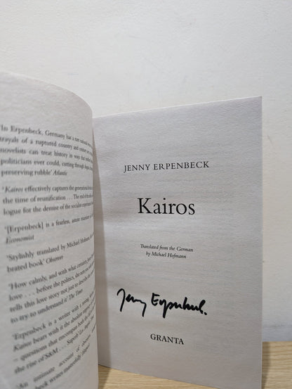Kairos by Jenny Erpenbeck (Signed) - Fialta Books