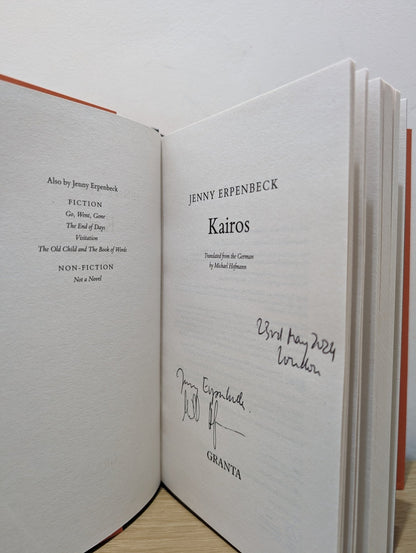 Kairos by Jenny Erpenbeck (Signed Dated First Edition) - Fialta Books