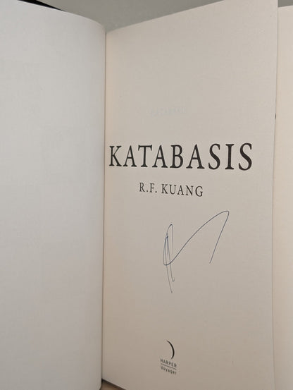 Katabasis by R.F. Kuang (Signed First Edition) - Fialta Books
