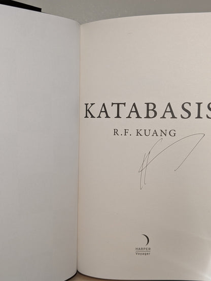 Katabasis by R.F. Kuang (Signed First Edition with sprayed edges) - Fialta Books
