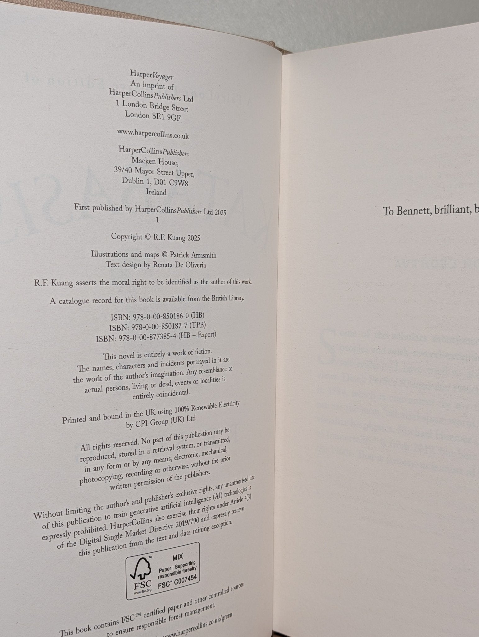 Katabasis by R.F. Kuang (Special First Edition with alternate cover and sprayed edges) - Fialta Books